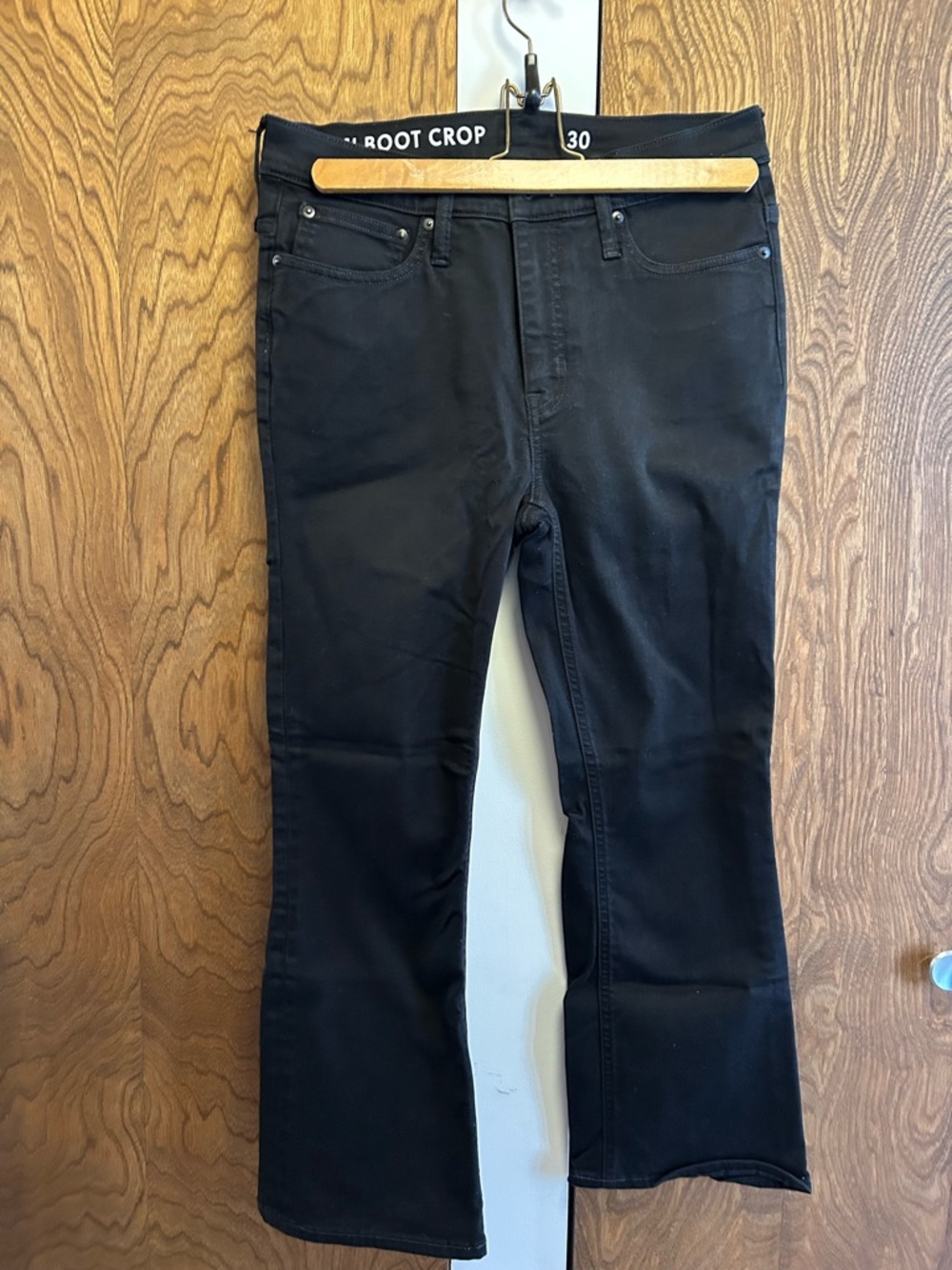 Black Boot Crop Jeans